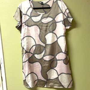 Chain print dress